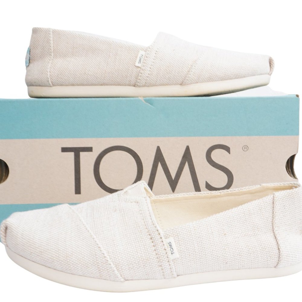 TOMS Natural Metallic Woven Women's Alpr ESP Natural 10014487